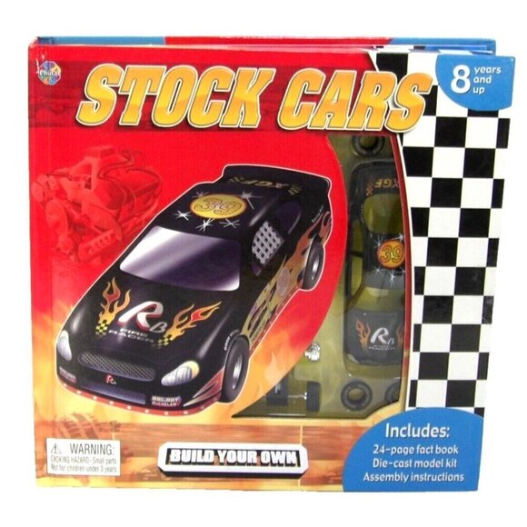 Build Your Own Stock Car dicast model kit car approx 4.5" long PHIDAL 2007, NEW - Picture 1 of 2